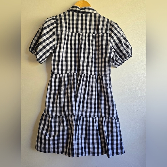 Abercrombie‎ & Fitch, Poplin Collared Shirt Dress, Navy and White, Size XS - Picture 9 of 11